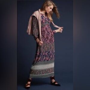 CAbi Floral Maxi Dress